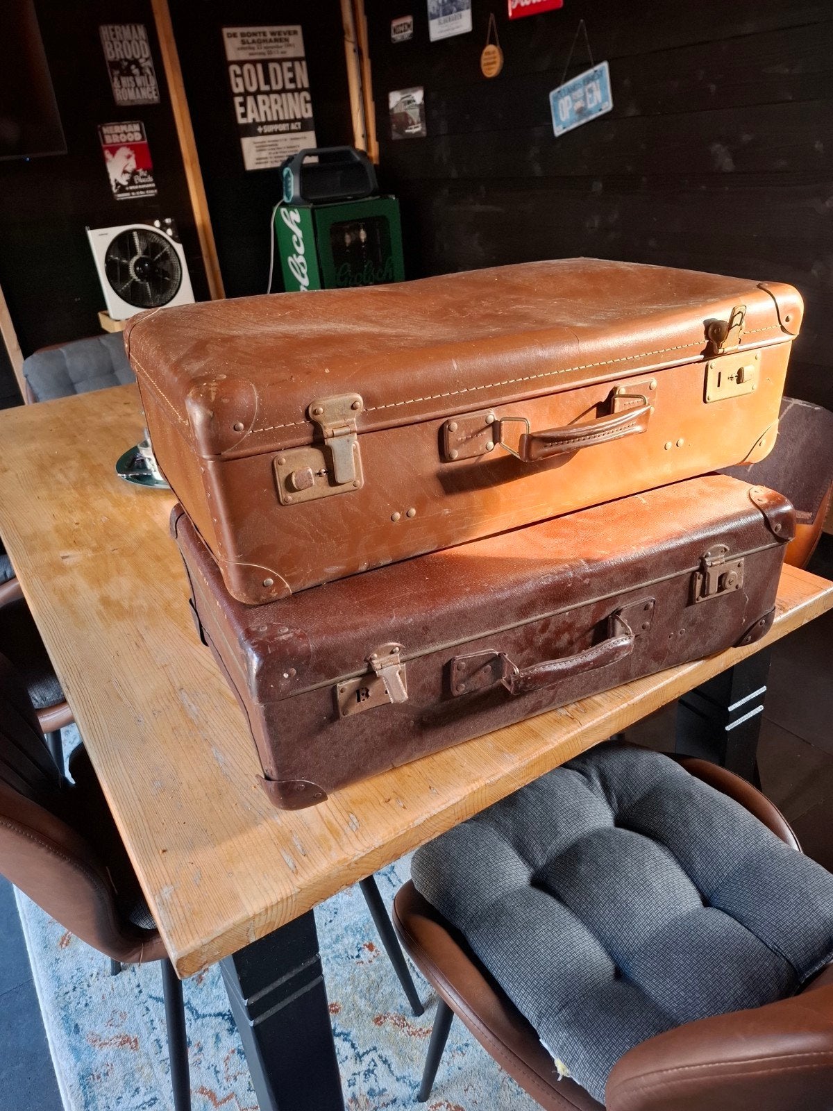 vintage koffers, Ophalen, Gebruikt, 50 tot 75 cm