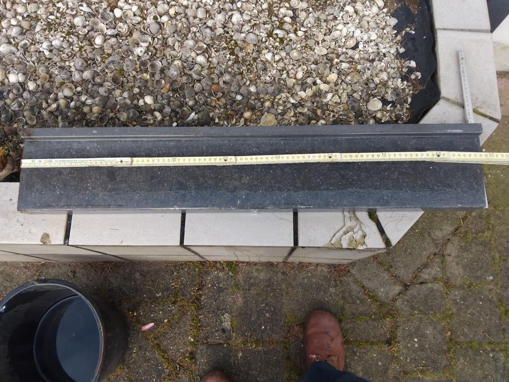 2 nieuwe hardstenen dorpels, 75 tot 150 cm, Overige materialen, Overige typen, Nieuw