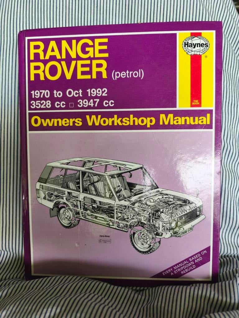 Haynes Werkplaatshandboek Range Rover (benzine) 1970-1992, Ophalen of Verzenden