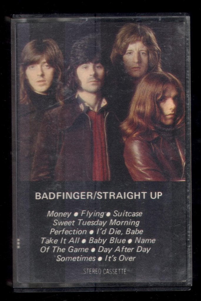 Badfinger CASSETTE Straight Up ORIGINEEL Apple Beatles USA, Cd's en Dvd's, Cassettebandjes, Gebruikt, Apple, Verzenden, 1 bandje