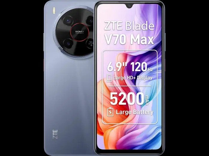 ZTE Blade V70 MAX - 4G - 128 GB Grijs, Zwart, Nieuw, Ophalen of Verzenden, Zonder simlock