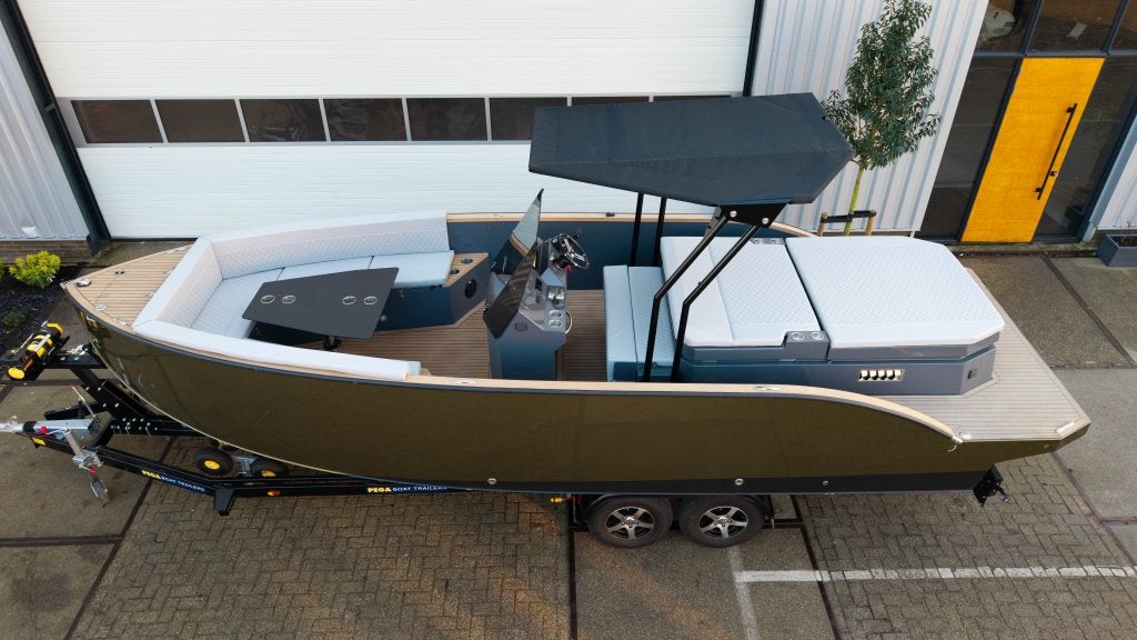 Futuro ZX25 V6 Mercruiser | Aluminium Tender | T-top, Overige typen, Bilgepomp, 8 m, Benzine