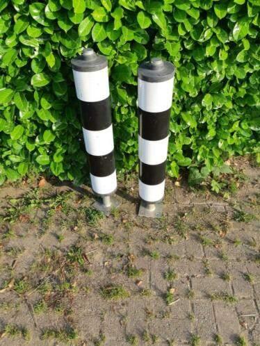 Afzetzuil afzetpaal anti parkeerpaal verkeerszuil, Ophalen of Verzenden, Gebruikt, Minder dan 180 cm, Balken