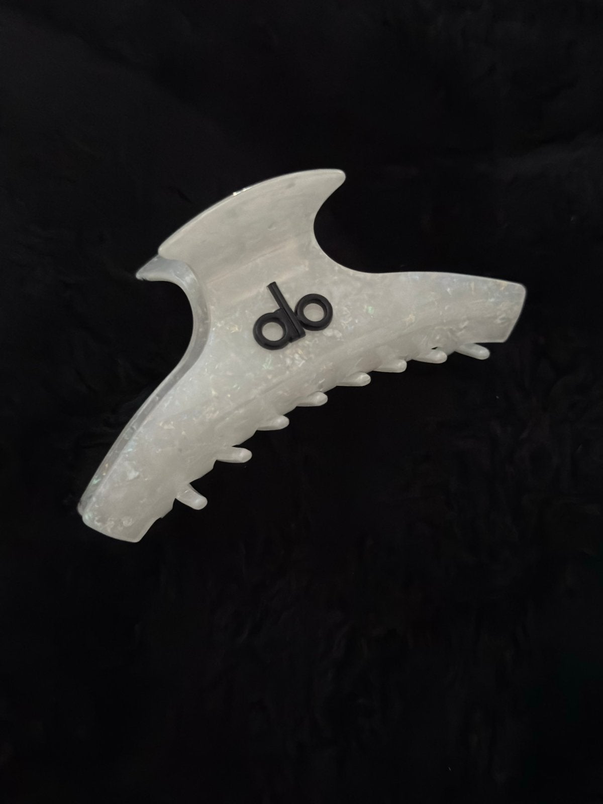 A Yoga Haarclip - Wit met Zwart Logo, Ophalen of Verzenden, Nieuw, Haarspeld