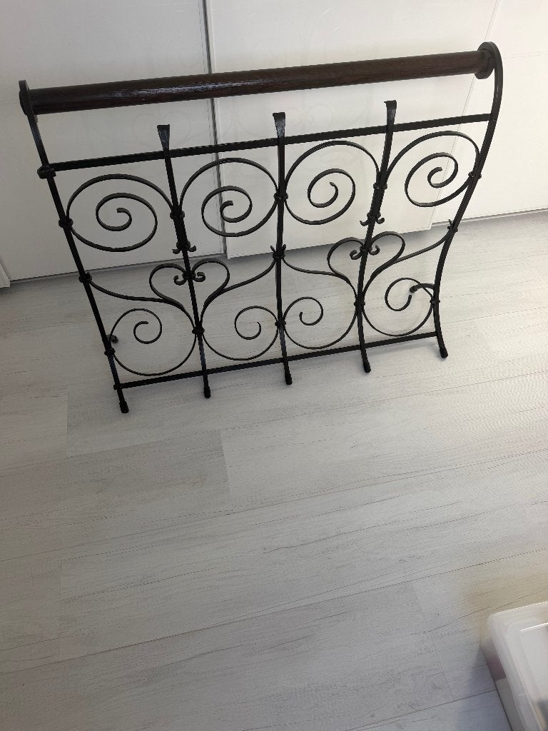 Sier-smeedijzeren hekje, Ophalen, Gebruikt