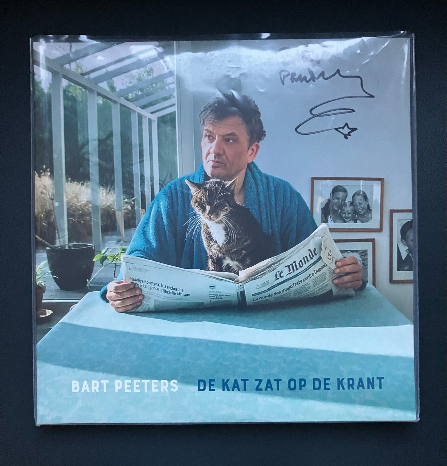 Bart Peeters - De Kat Zat Op De Krant (Gesigneerd), Pop, Ophalen of Verzenden, Zo goed als nieuw, Dubbel-LP