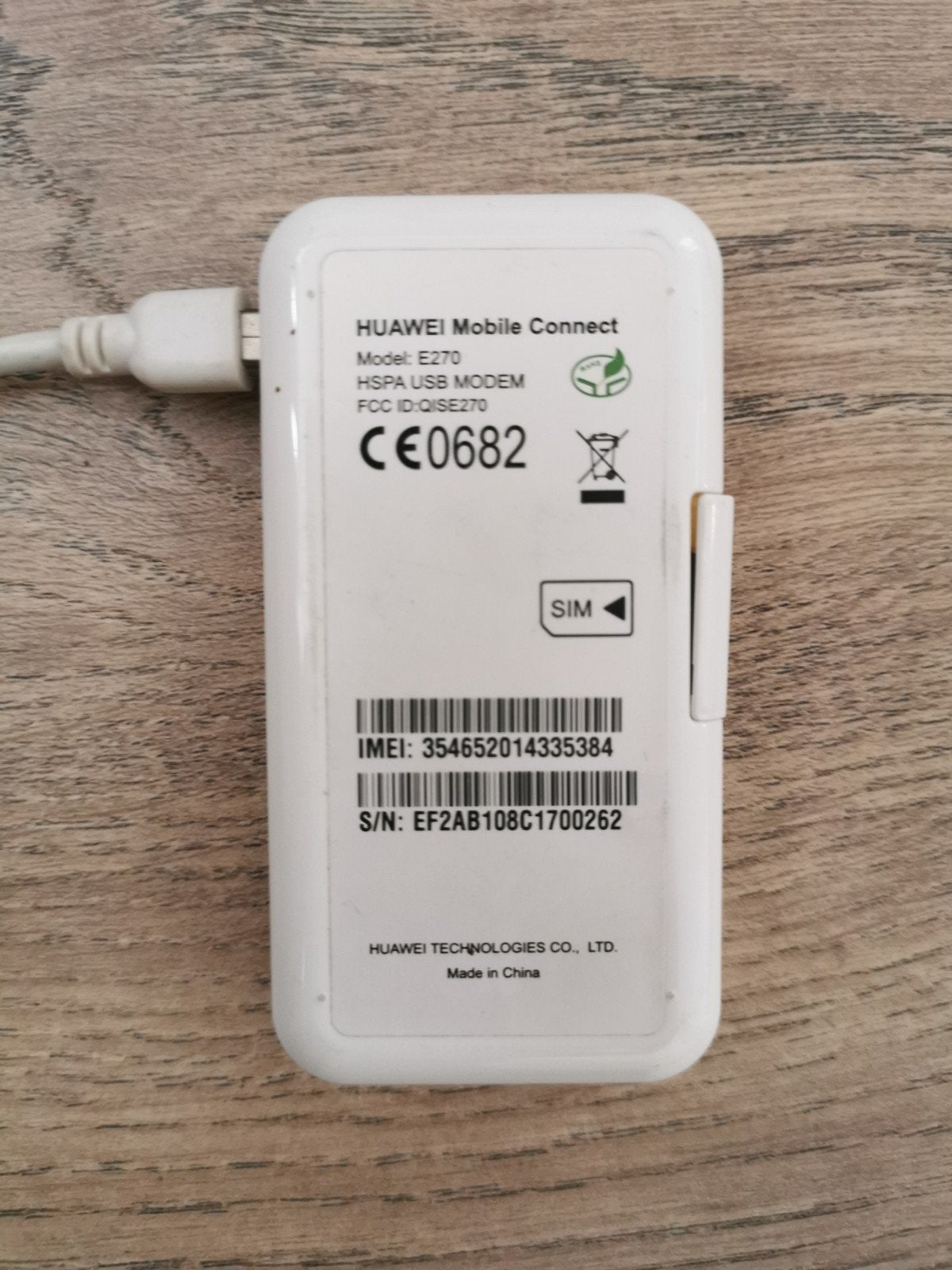 Huawei E270 HSPA USB Modem Dongle, Ophalen of Verzenden, Gebruikt