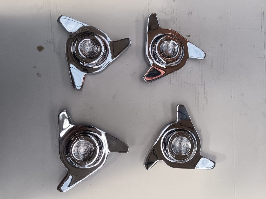 Wheel spinners Borrani 42 for Maserati Mistral, Auto diversen, Ophalen of Verzenden
