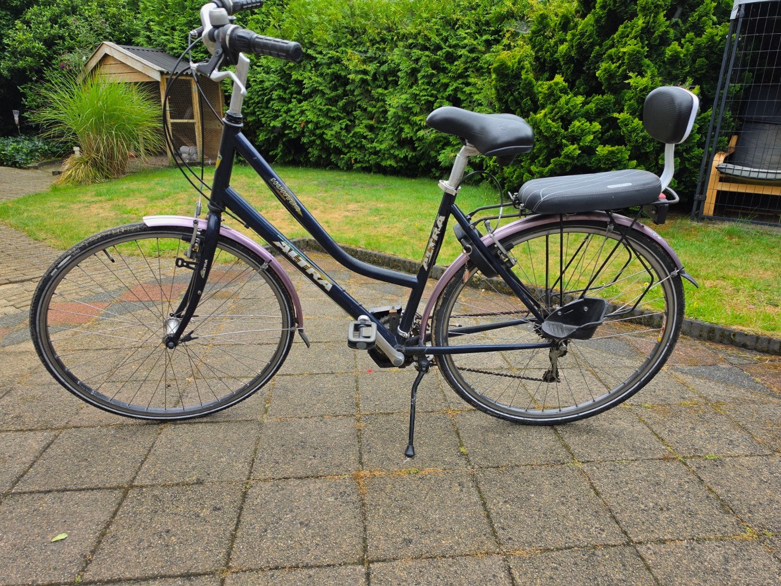 Altra Camping Fiets - Compact en Comfortabel, Gebruikt, Velgrem, Versnellingen, Minder dan 47 cm
