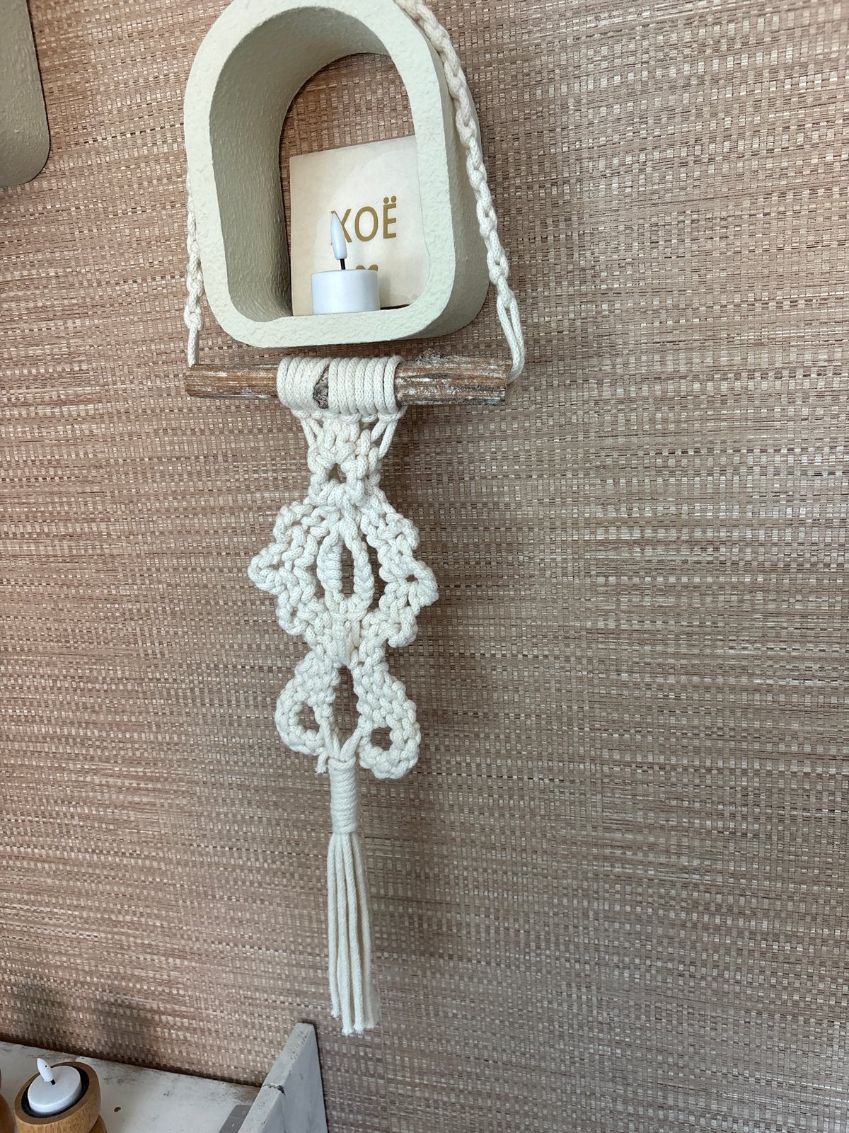 Nieuw Macramé Wandhanger - Boho Decoratie, Boho, Nieuw, Ophalen of Verzenden, Wit
