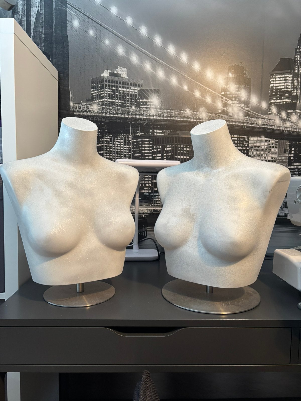 2 Damesbustes / etalagepop torso’s, Hobby en Vrije tijd, Naaien en Fournituren, Zo goed als nieuw, Ophalen