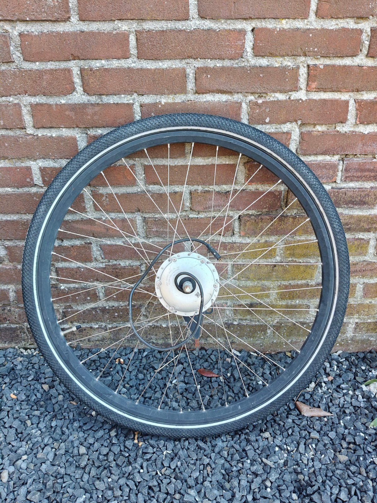 Fietswiel met motor voor elektrische fiets, Gebruikt, Aluminium, Ophalen, Elektrische fiets