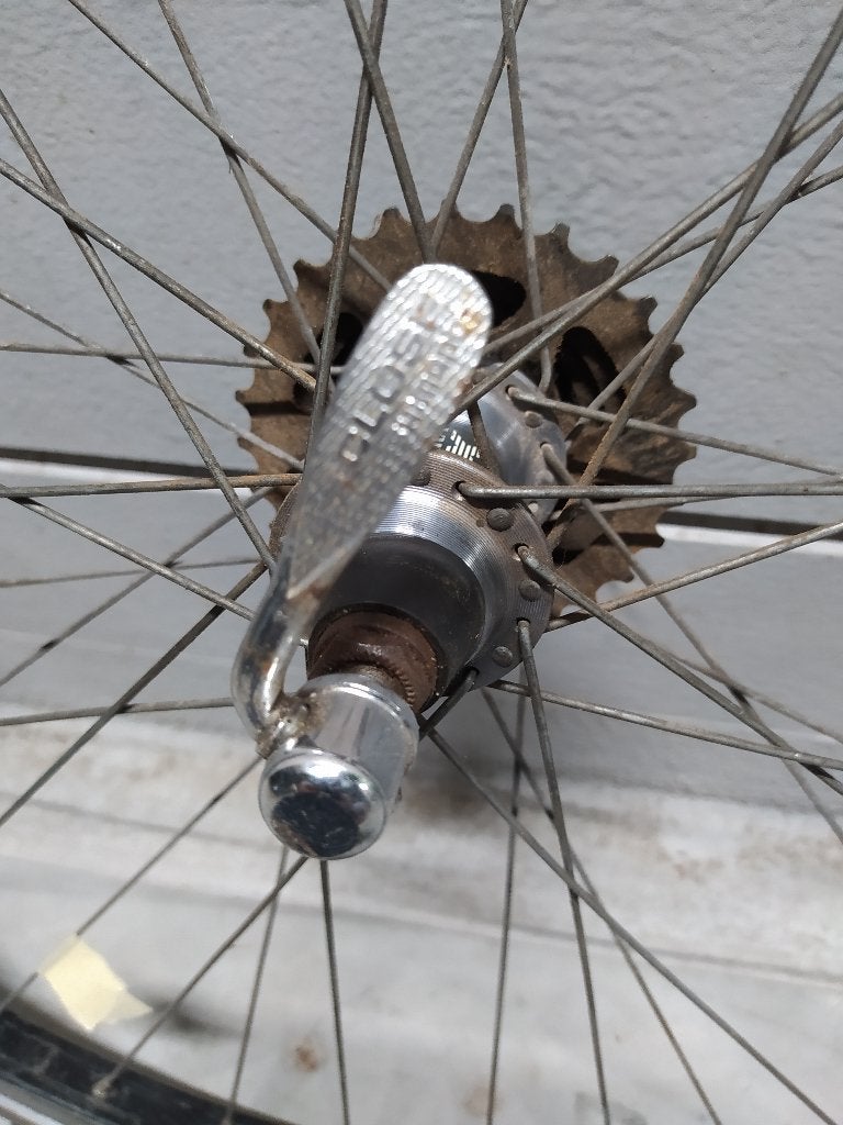 uitval achternaaf, aluminium Cassette Shimano Hyperglide 8, Gebruikt, Aluminium, Shimano, Toerfiets