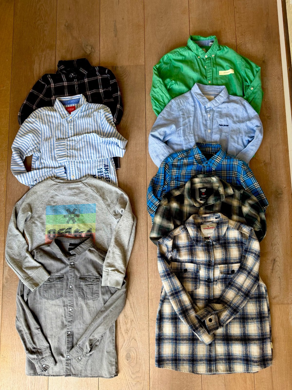 Merkkleding jongens 152 - Pepe Jeans, Vingino, Scotch & Soda, Ophalen, Zo goed als nieuw, Jongen, Setje