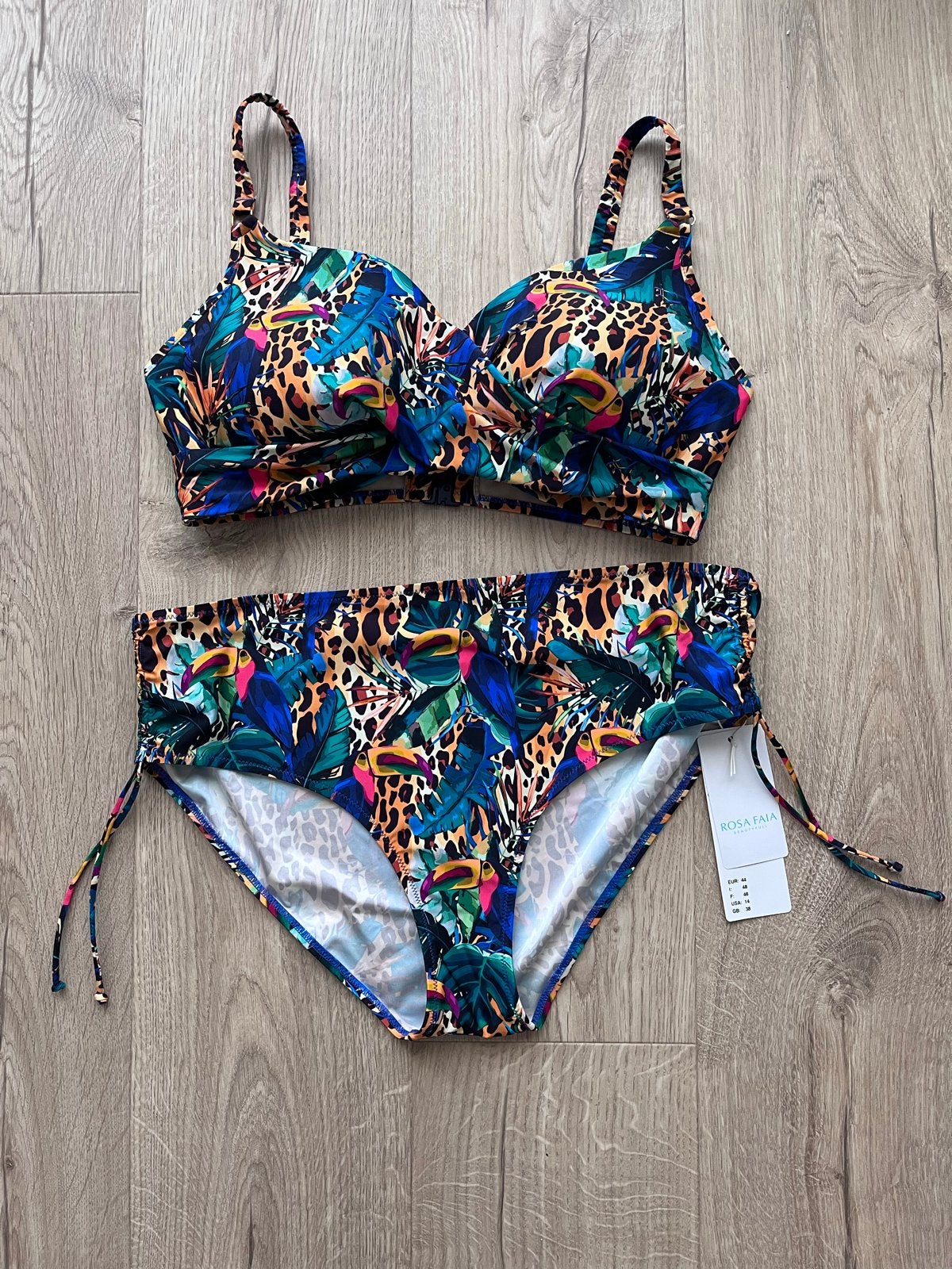 Anita Care prothese Bikini Set - Tropische Print & Luipaard, Kleding | Dames, Badmode en Zwemkleding, Verzenden, Nieuw, Meerkleurig