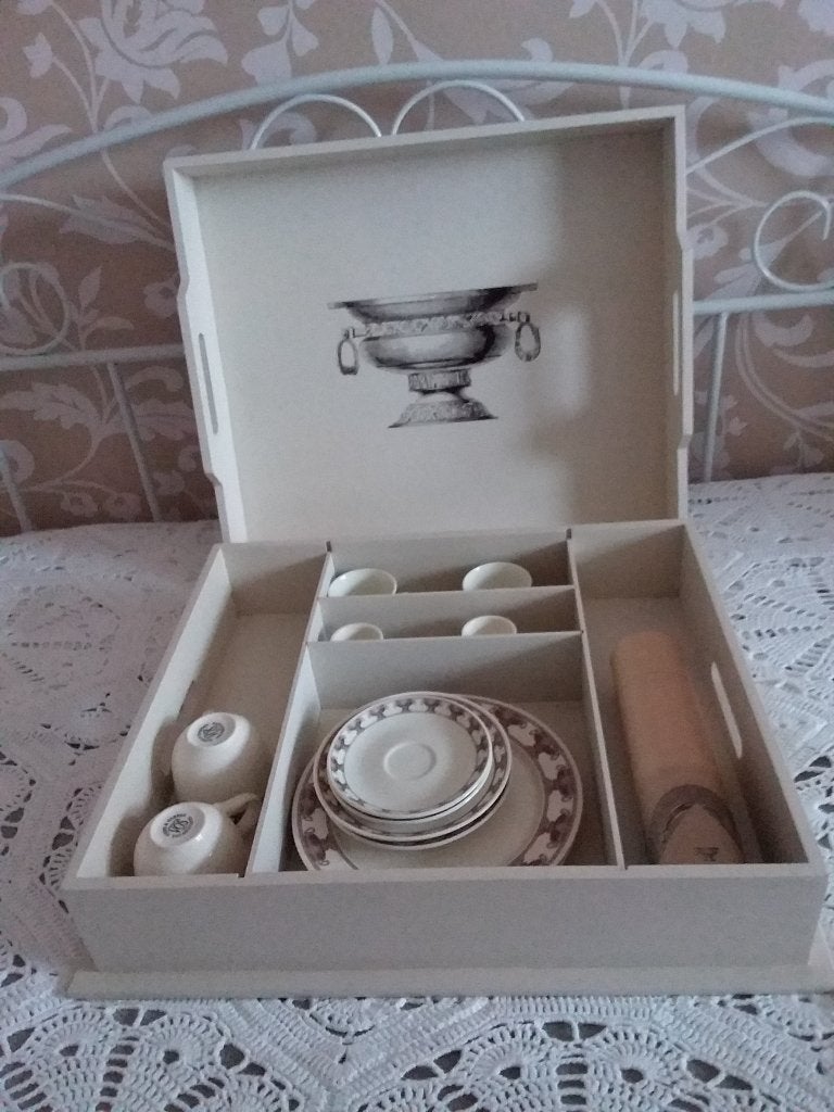 Brocante  ontbijtbox, Antiek en Kunst, Ophalen