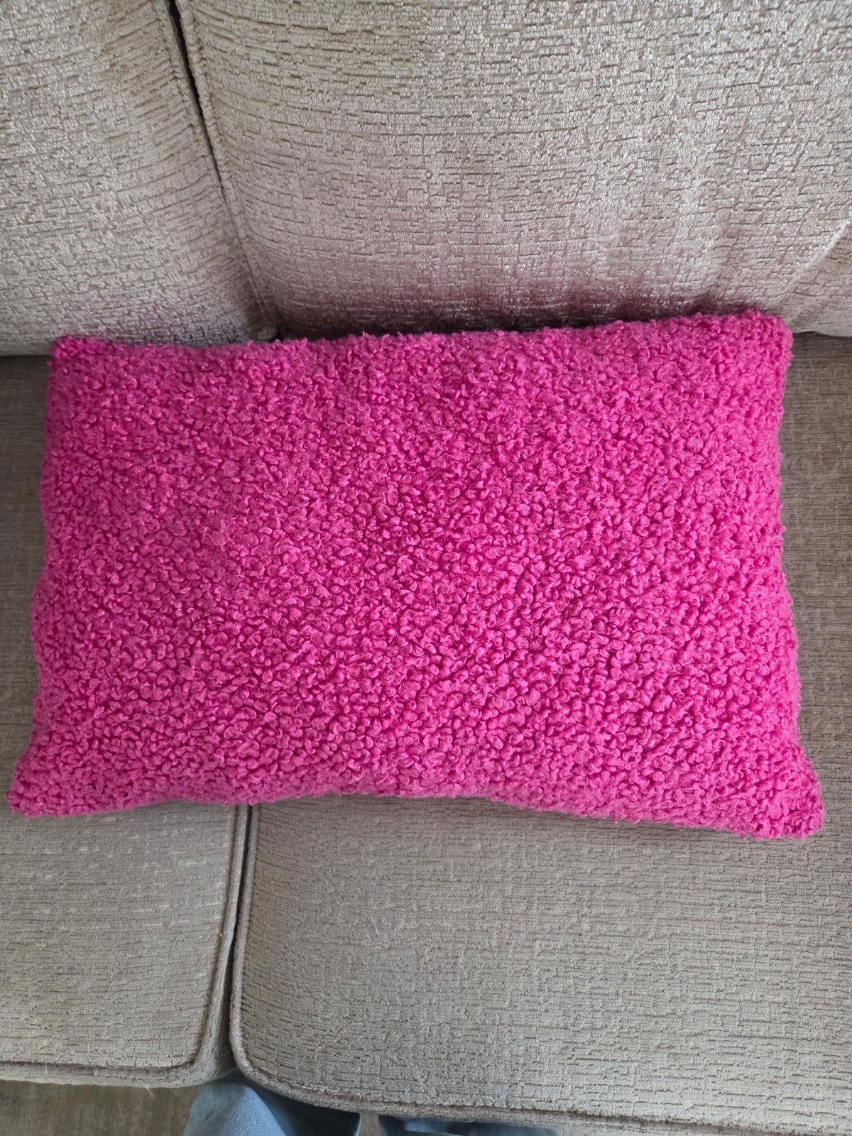 Roze sierkussen wehkamp, Ophalen of Verzenden, Zo goed als nieuw, Roze, Vierkant