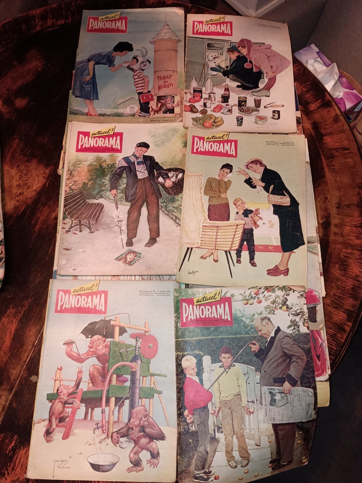 Panorama tijdschriften uit de jaren '50-'60, Boeken, Tijdschriften en Kranten, Ophalen, Gelezen, Overige typen