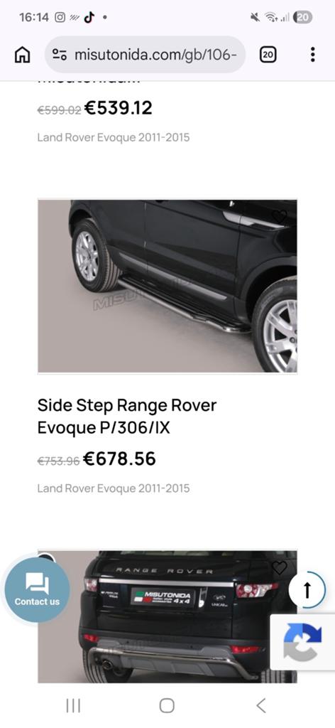 Side Steps Range Rover Evoque  - Nieuwstaat, Ophalen of Verzenden, Nieuw