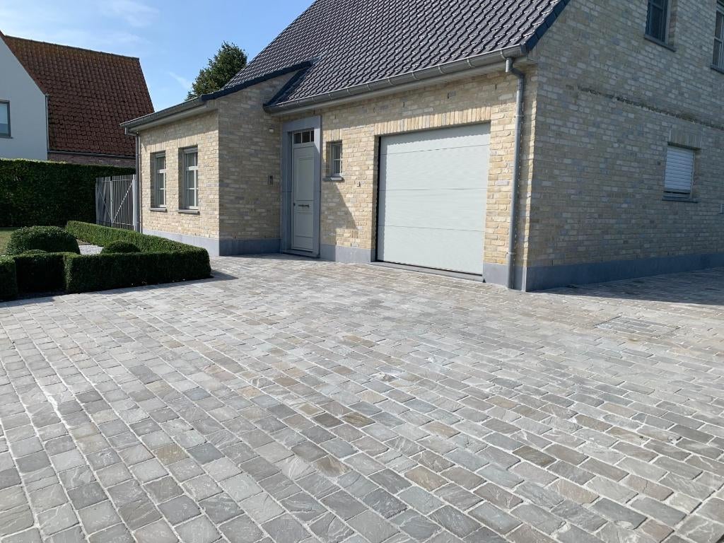 Kasseien-Kinderkoppen  Kandla Grey 10x10-14x14-20x14x5-7cm, 60 cm of meer, Nieuw, Ophalen of Verzenden, 10 m² of meer