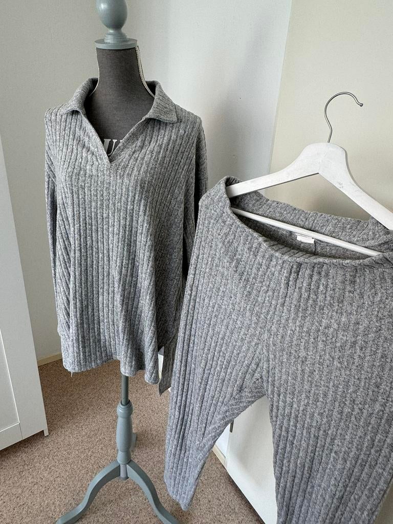Twinset broek/trui, Ophalen of Verzenden, Gedragen, Maat 42/44 (L), Grijs