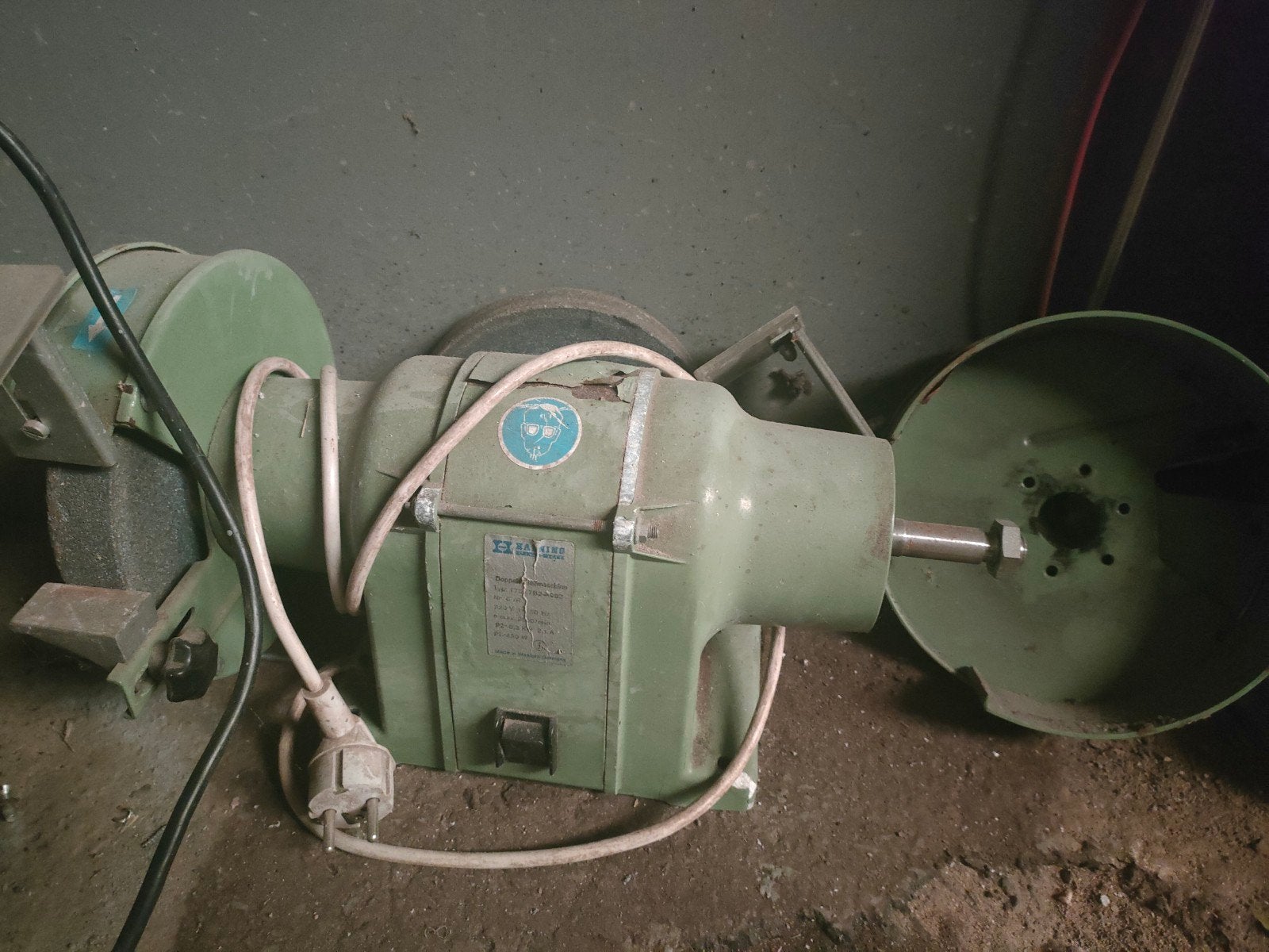 Slijpmachine Doppelslijpmachine - Werkbankslijpmachine, Ophalen, Gebruikt, Minder dan 700 watt, Werkbankslijpmachine