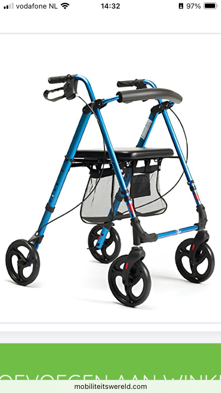 Rollator Eco-plus (opsturen mogelijk), Ophalen of Verzenden