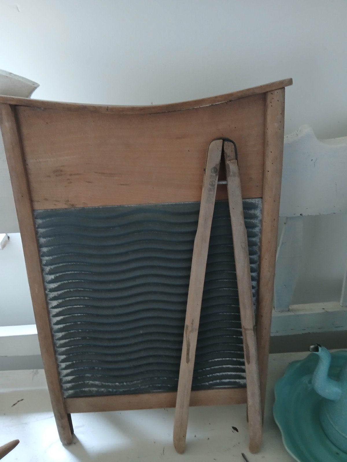 Antieke Miele wasbord en wasknijper - samen te koop, Ophalen of Verzenden