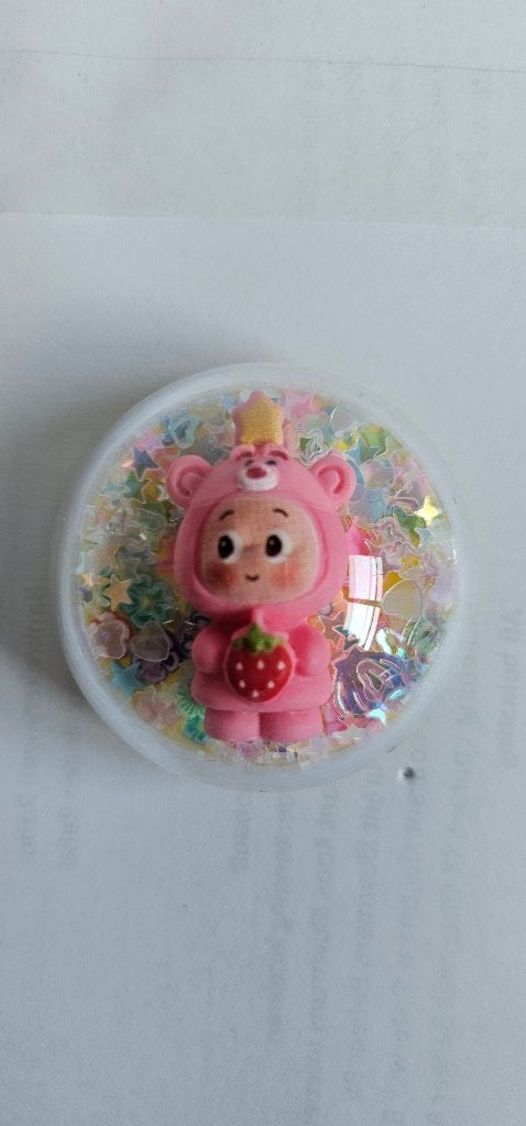 Twinkel Popmart Shaker Popsocket - Roze Beertje, Telecommunicatie, Ophalen of Verzenden, Nieuw, Telefoonhanger of Accessoire, Universeel