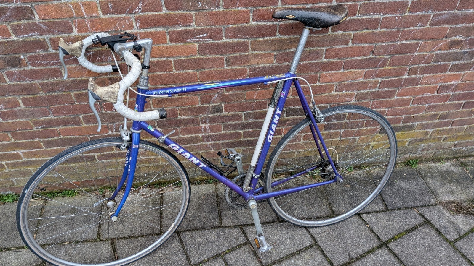 Giant racefiets 60 cm maat, 180/195 cm, Fietsen en Brommers, Fietsen | Racefietsen, Ophalen, Gebruikt, Giant, 57 tot 61 cm