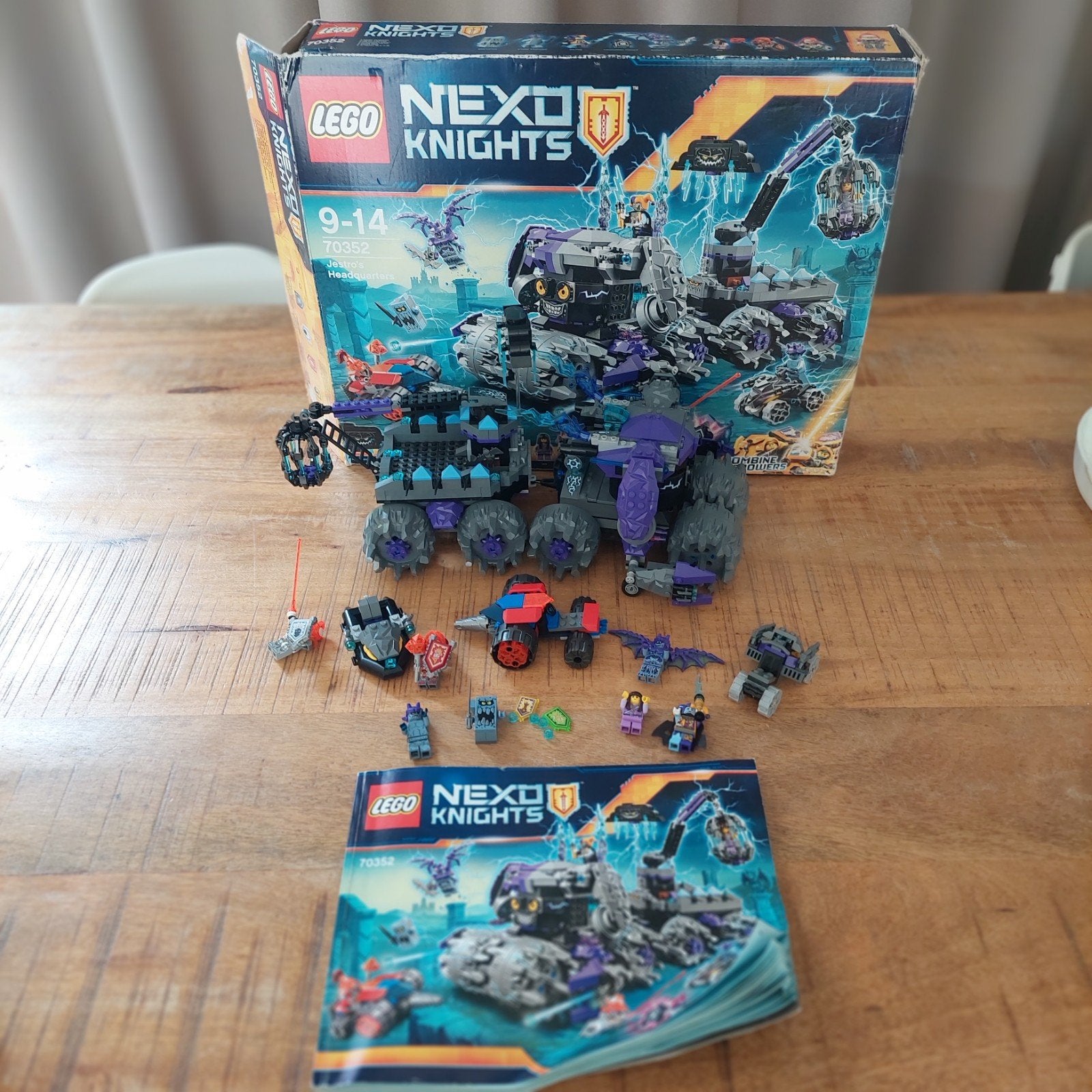 LEGO Nexo Knights 70352 - Clay's Dread Knight Mech, Ophalen, Overige thema's, Lego, Zo goed als nieuw