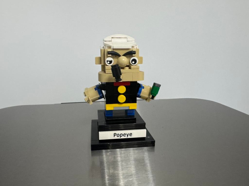 LEGO MOC BrickHeadz Popeye, MOC (eigen creatie), BrickHeadz, Lego, Info@lego.nl
