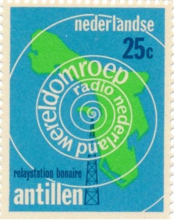 Nederlandse Antillen 1969 -nvph 407 - Radio Nederland, Ophalen of Verzenden, Postfris
