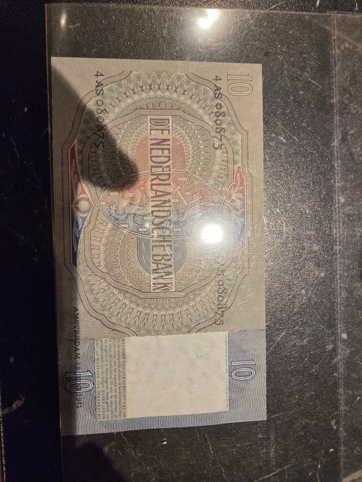 10 Gulden biljet uit 1941 - Nederlands bankbiljet, Ophalen of Verzenden, 10 gulden, Los biljet