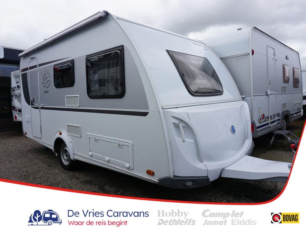 Knaus Sport 420 QD bed 208 cm, 950 kg,mover, Caravans en Kamperen, Schokbreker, Bedrijf, Treinzit, 750 - 1000 kg