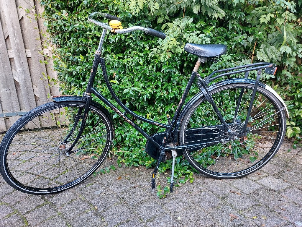 Zwarte damesfiets Limit Classic - Gebruikt, Terugtraprem, 50 tot 53 cm, Ophalen, Overige merken