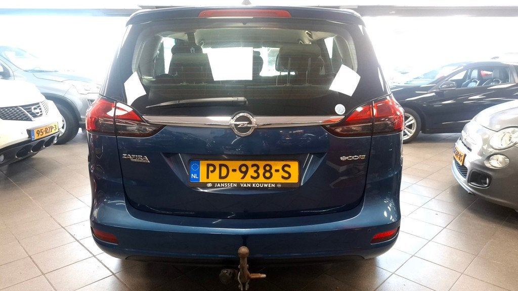 Opel Zafira Tourer 1.4 Edition 7-Persoons, Auto's, Opel, Stof, Gebruikt, 4 cilinders, Blauw