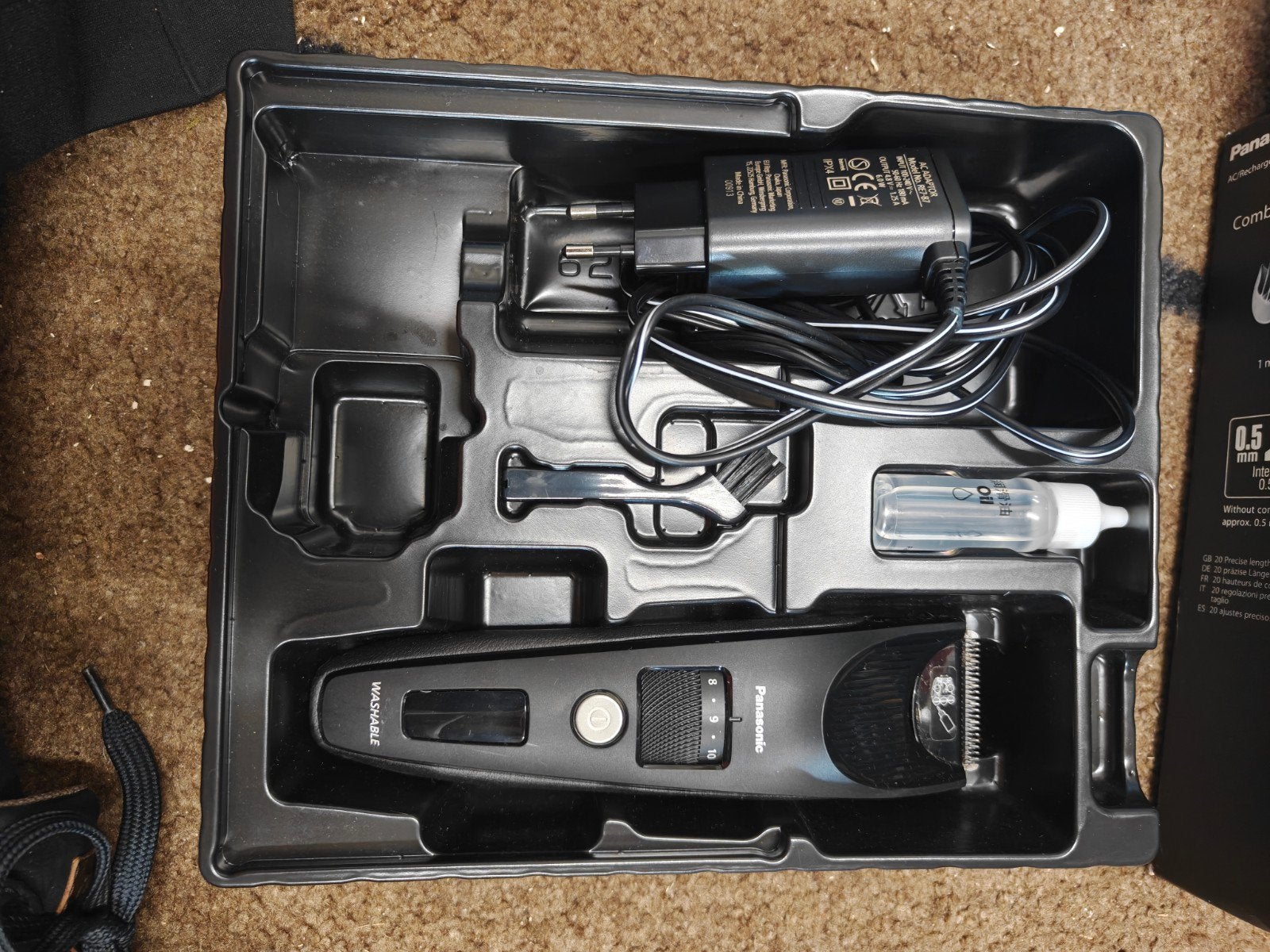 Panasonic Premium Grooming Series Trimmer, Ophalen, Zo goed als nieuw, Scheren en Epileren