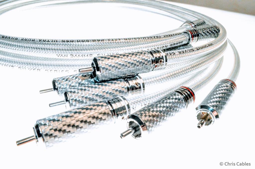 'The Crystal Clear' Lo-Cap55 RCA interlinks van Chris Cables, Audio, Tv en Foto, Verzenden, Nieuw, 3451HB/44, Interlink-kabel