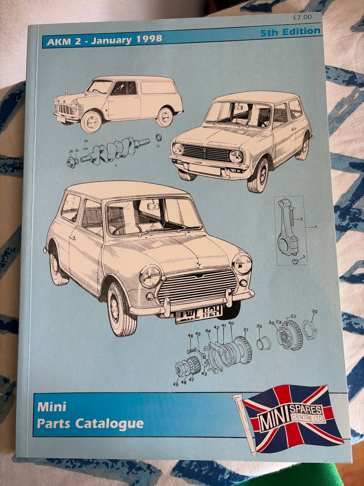 Mini Parts Catalogue AKM 2 - Januari 1998 (5e Editie), Ophalen of Verzenden, Gelezen, Overige merken