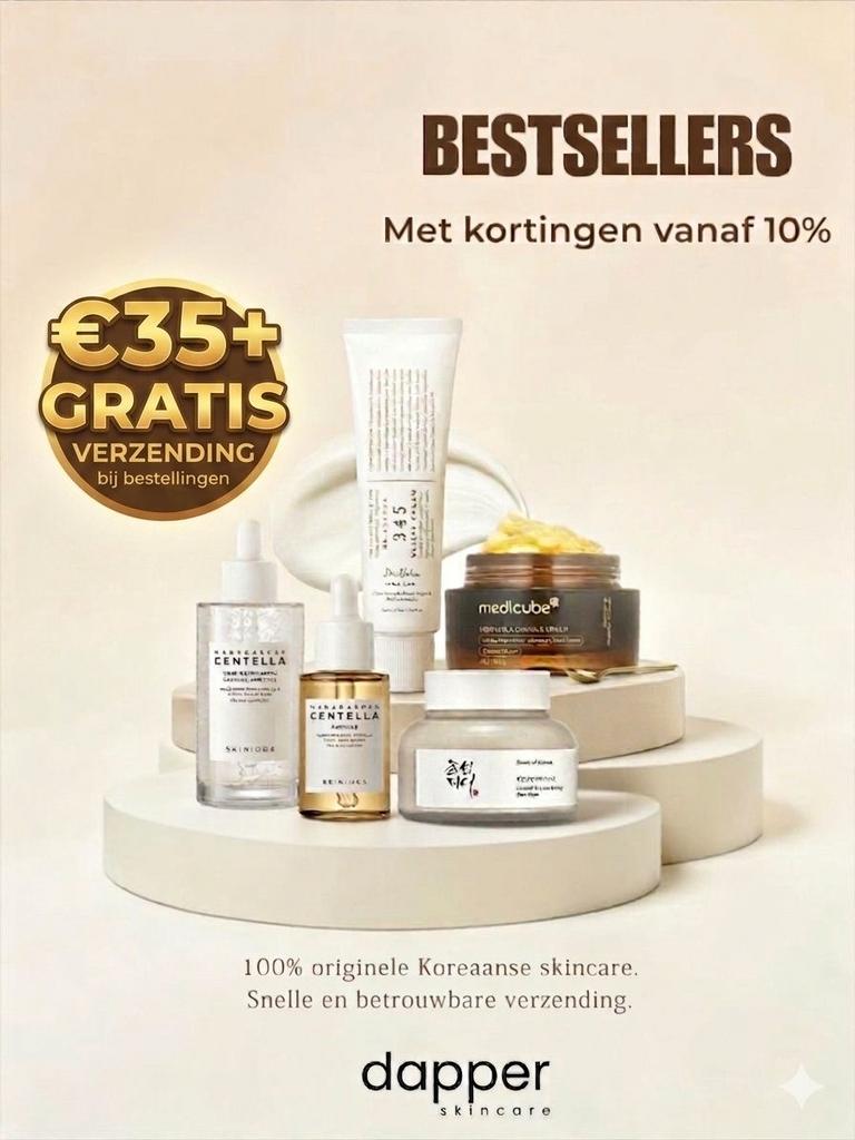 Koreaanse Skincare Bestsellers - Dapper Skincare, Overige kleuren, Nieuw, Make-up, Verzenden