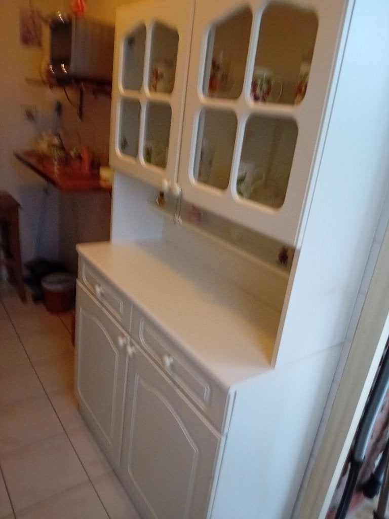 Grote Witte Keuken Kast, Huis en Inrichting, Ophalen, Gebruikt, Wit