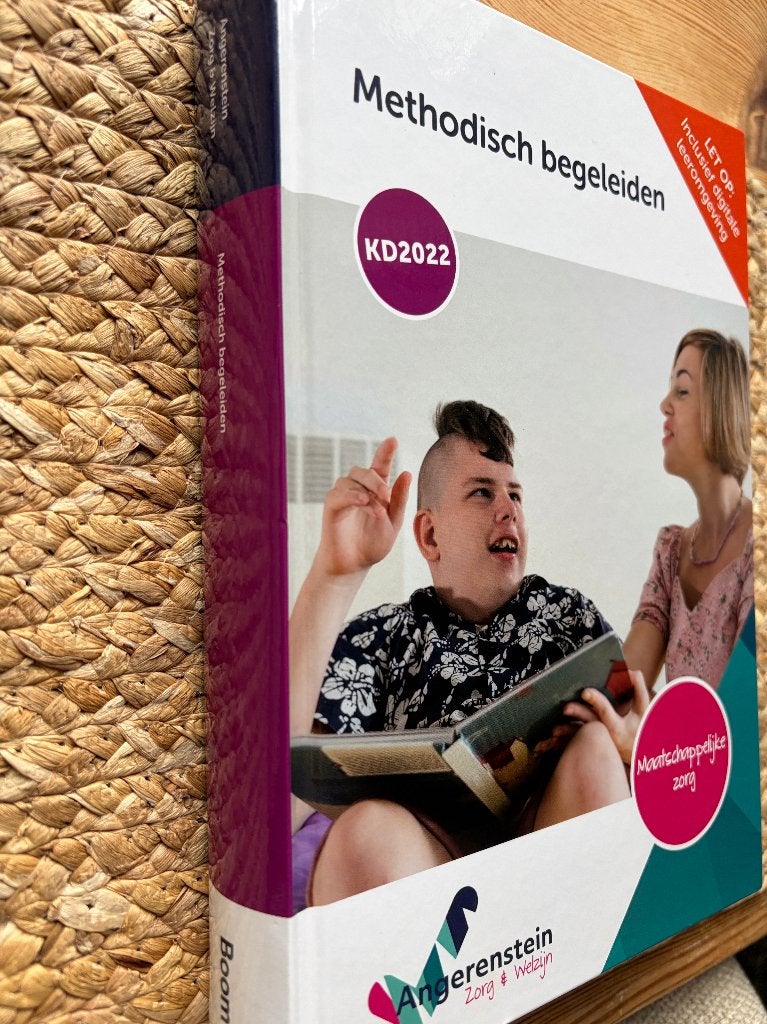 Methodisch begeleiden Angerenstein, Boeken, Studieboeken en Cursussen, Ophalen of Verzenden, Zo goed als nieuw, MBO, Angerenstein Welzijn