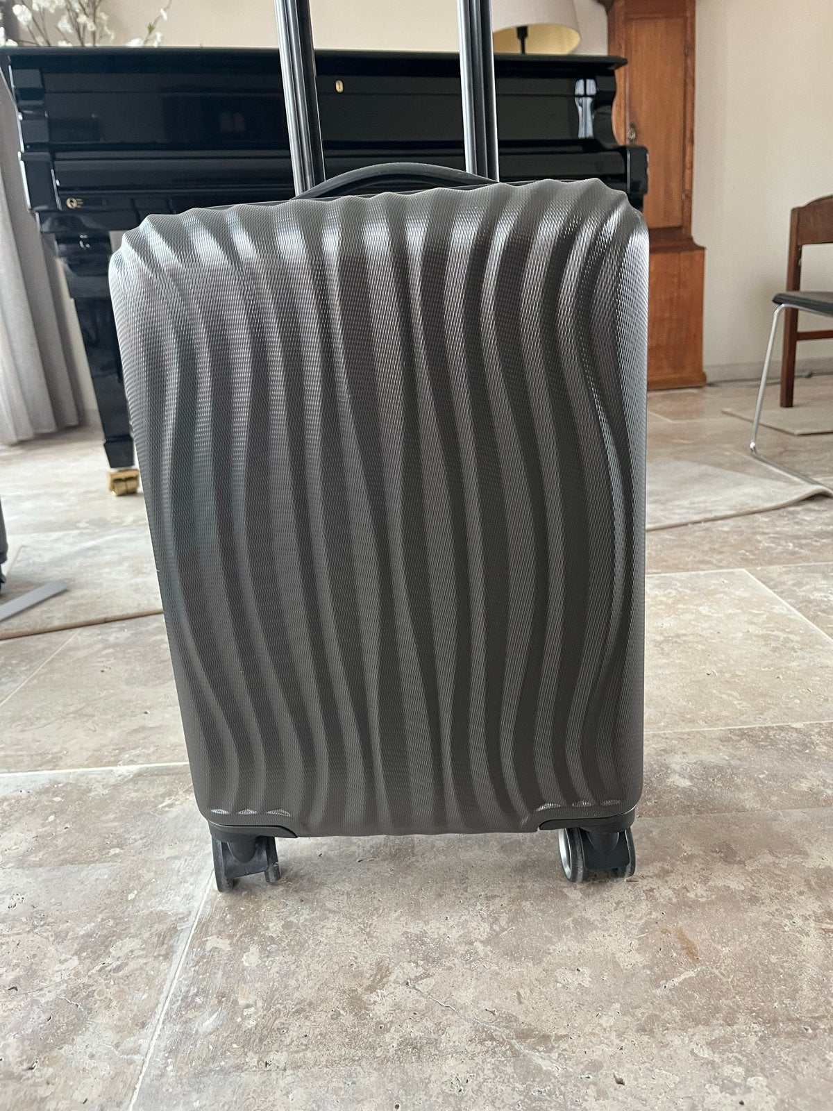Spilbergen Koffertje Donkergrijs met Wieltjes - Nieuw, 50 tot 60 cm, Hard kunststof, Nieuw, Minder dan 35 cm