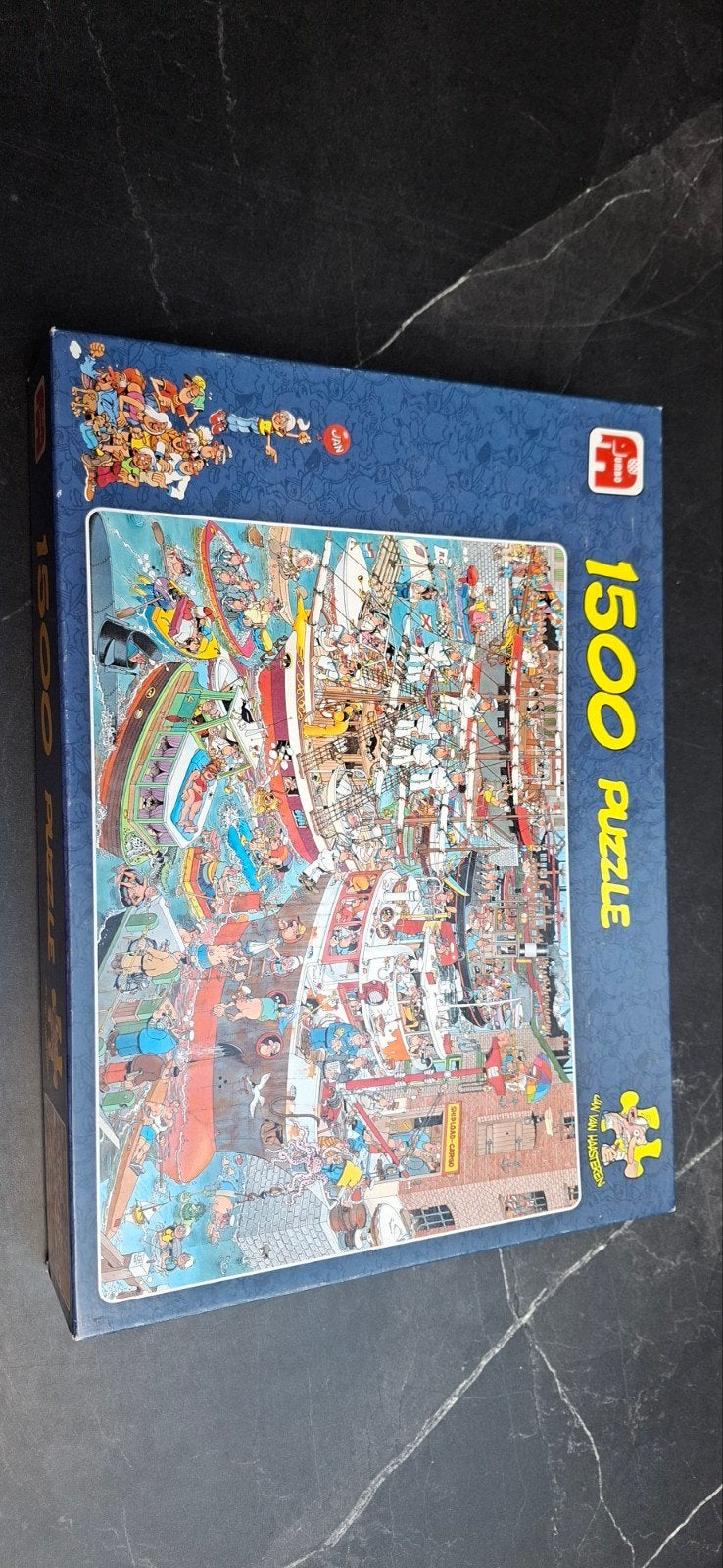 Jan van Haasteren Legpuzzel 1500 stukjes - De Haven, Ophalen of Verzenden, Gebruikt, Legpuzzel