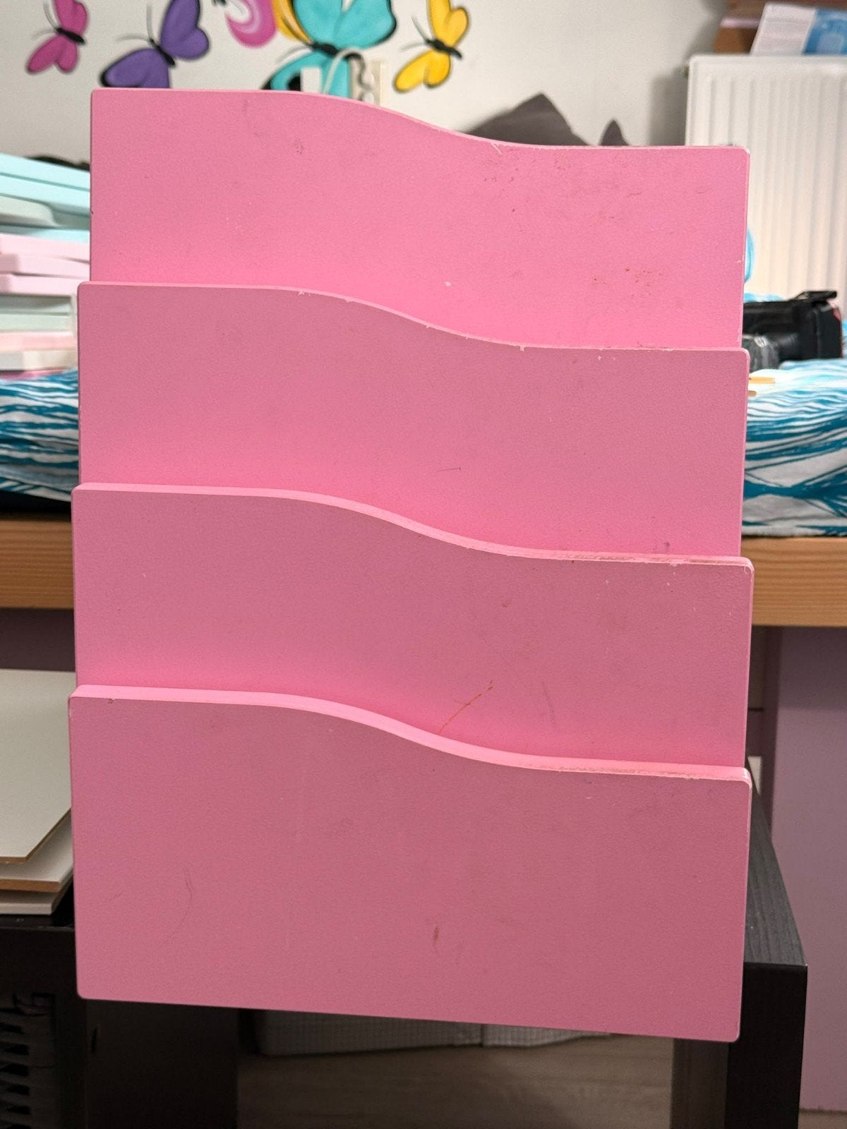 2 IKEA Kallax inzetstukken met 4 lades - opknapper, Huis en Inrichting, Ophalen, Overige materialen, Gebruikt, 50 tot 100 cm