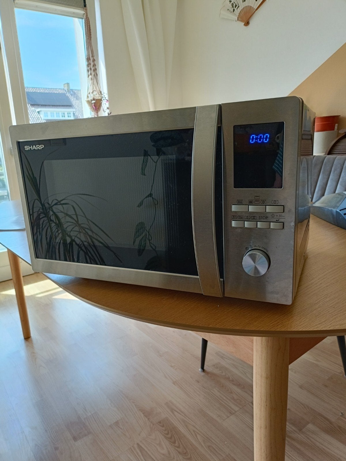 Combi oven magnetron Sharp, Witgoed en Apparatuur, Magnetrons, Ophalen, Combimagnetron, Gebruikt, Draaiplateau