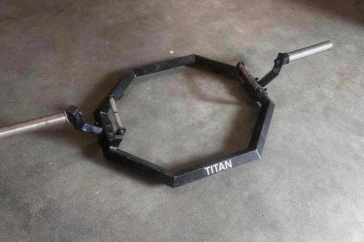 Trap Bar / Hexa Barbell 50/51 mm, Sport en Fitness, Ophalen, Zo goed als nieuw, Halterstangen