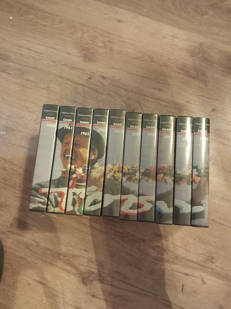 Toon Hermans VHS Collectie (1958-1993) - 9 Tapes, Alle leeftijden, Ophalen of Verzenden, Gebruikt, Nederlandstalig