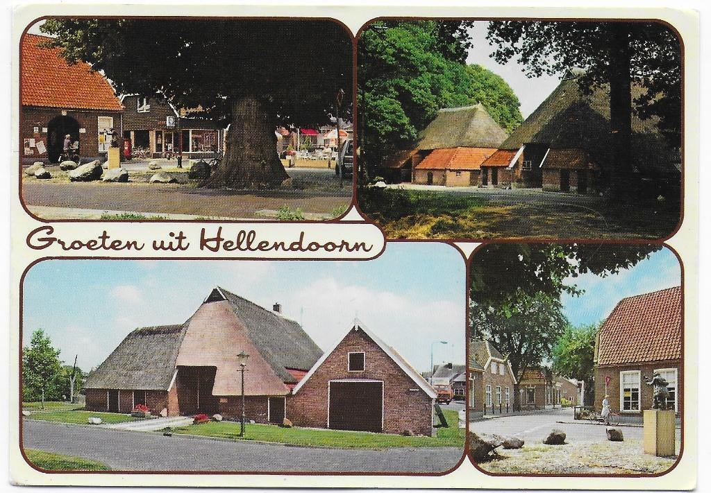 Hellendoorn gelopen Ansichtkaart (B2366 ), Ophalen of Verzenden, 1980 tot heden, Gelopen, Overijssel